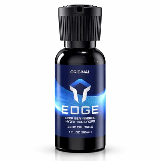 [BRSRGBIHCUMBGC3F] Edge Hydration Sport Electrolyte Drops, Unflavored Trace Minerals & Deep Sea Electrolytes for Instant Hydration, Zero Sugar Liquid Hydration Drops for Water, Workout, Running, Travel