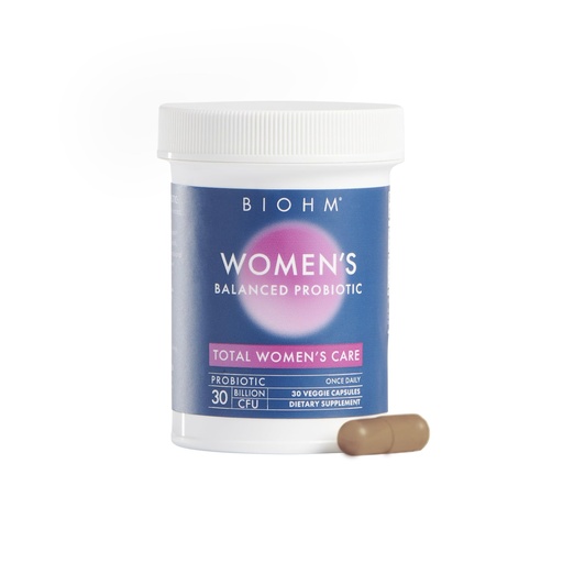 [BRSRMYYNDMNGKYDZ] BIOHM Probiotics for Women, 30 Billion CFU, 9 Strains (30 Count) Helps Support Total Gut Health, Digestive & Immune System, Vaginal Probiotic for Urinary Tract & Vaginal Health, 30 Day Supply