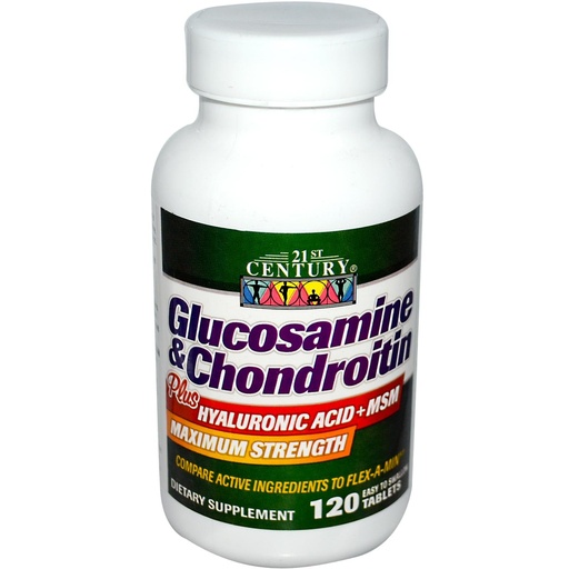 [BRSWIZL2BJ4BCAY7] 21st Century Glucosamine and Chondroitin Plus Tablets, 120 Count