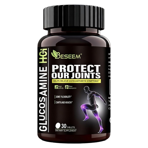 [BRSRECY6CQCGAGTB] Triple-Action Joint Support Supplement - Glucosamine with MSM & Hyaluronic Acid Joint Relief Blend, Supports Joint Cartilage Health, Flexibility & Comfort, 30 Caplets