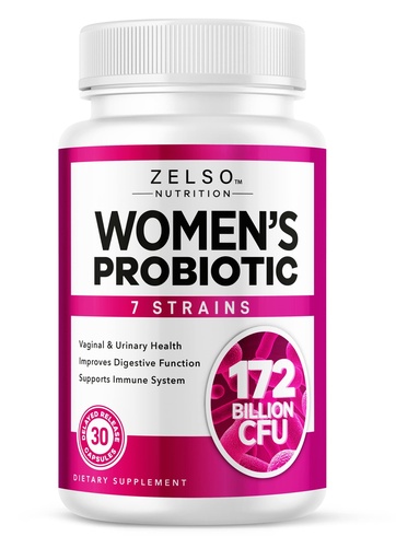 [BRSW2BD2BENRO3D6] Women’s Probiotics, Vaginal Probiotics with Prebiotics Supplement, 175 Billion CFU, 7 Strains - Supports Vaginal Flora, pH Balance, Digestive Health & Immune Support - 30 Capsules