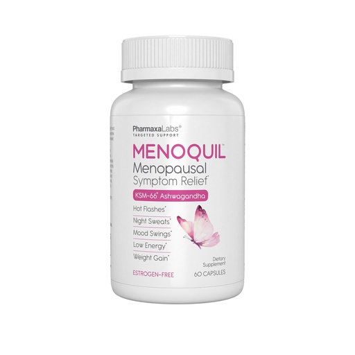 [BRSREBA7C4JRAGT7] Menopausal Multi-Symptom Relief - Support for Hot Flashes, Night Sweats, Mood Swings & Restful Sleep - Black Cohosh, Ashwagandha, Chasteberry, Soy Isoflavones, Grape Seed & Sage - 60 Capsules
