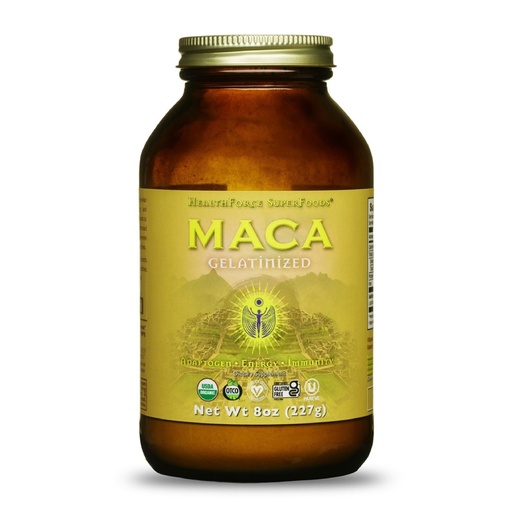 [BRSW2Z35B4OWOELU] HEALTHFORCE SUPERFOODS Gelatinized Maca - 8 Oz Powder
