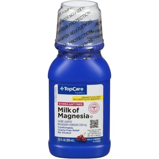 [BRSRAHDYPJ5WG3A3] Topcare, Milk of Magnesia Cherry, 12 Fl Oz