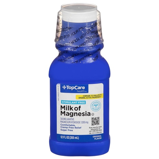 [BRSWKHYOOANAAF33] Topcare, Milk Of Magnesia Original, 12 Ounce