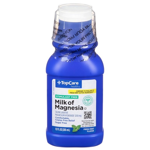 [BRSRAHDYA57AI3LD] Topcare, Milk of Magnesia Fresh Mint, 12 Fl Oz