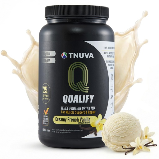 [BRSROYANAUMQYYA4] French Vanilla Protein Powder. 25g Protein Shake for Post Workout Recovery, Smoothie & Baking. Gluten & Sugar Free, Highly Kosher, Amino Acids (5.5g BCAA, 2.7g Leucine), 1.65lbs, 23 Servings