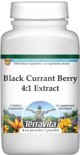[BRSWI2QRPMCACDTO] Extra Strength Black Currant Berry 4:1 Extract Powder (4 oz, ZIN: 514115)