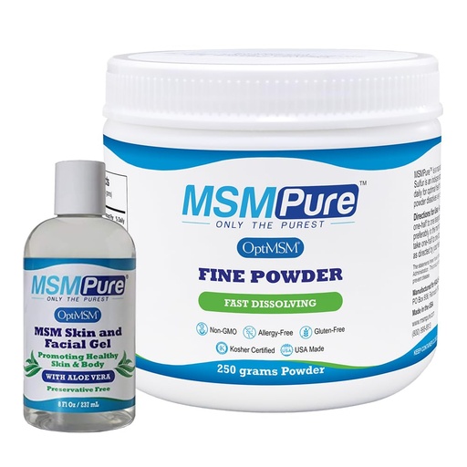 [BRSREFT4A4OQIYLX] KALA HEALTH MSM Fine Powder 8.8oz and MSM Gel With Organic Aloe 8oz