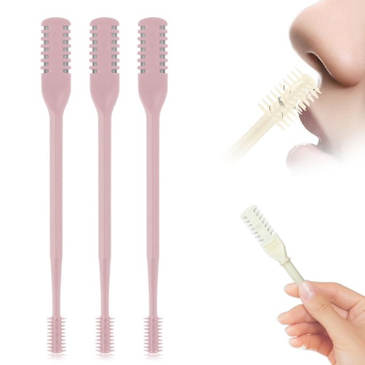 [BRSRGYALBYHQMETL] Nasal Hair Cutter for Women Men, 2026 Upgraded 2 in 1 Nose Hair Trimmer & Remover, Portable Travel Essentials Painless & Safe Grooming Tool for Daily Use