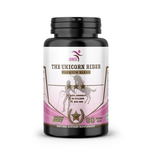 [BRSREAQTAQCBUCDO] Unicorn Rider – Women’s Wellness Complex with Tongkat Ali, Tribulus, Black Ginseng & Fenugreek – 60 Vegetarian Capsules