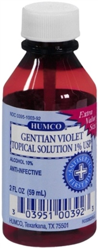 [BRSWKGYIBJ4QMAY3] Gentian Violet Topical Solution 1% USP 2 oz (Pack of 10)