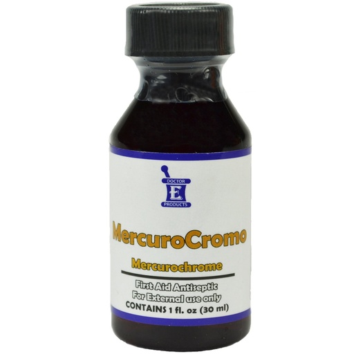 [BRSWGYYOPMHAYDTK] Mercurochrome Antiseptic Mercuro Cromo 1oz