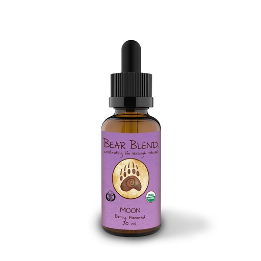 [BRSW2YA3AUPBMEIZ] Bear Blend Liquid Herbz - Moon - Berry Flavor - Herbal Elixir - 30 ml