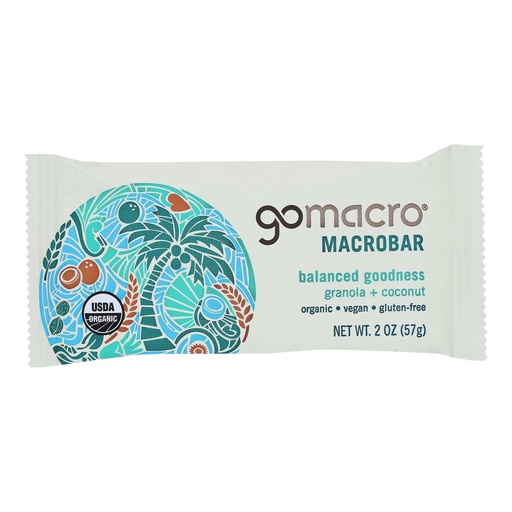 [BRSWIZQGCMARODIZ] GoMacro Organic Macrobar, 2 oz bars, Peanut Butter Chocolate Chip, 12 bars(Pack of 12)