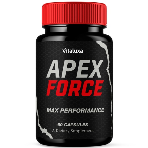 [BRSREBD3B54BQG3G] Apex Force Performance Capsules, ApexForce Supplements Advanced Max Strength Pills Capsulas, Premium Vitamin Support Formula Overall Health & Wellness, Improve Energy, Stamina Pastillas (60 Capsules)
