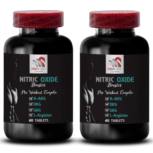 [BRSRAGTRDEDWYG34] Nitric oxide booster supplement - NITRIC OXIDE BOOSTER - Energy boost, Strength booster, Pump formula, Fitness focus, Exercise fuel, Endurance enhancer, Power focus, Workout support 2 Bottle 120 Tabs