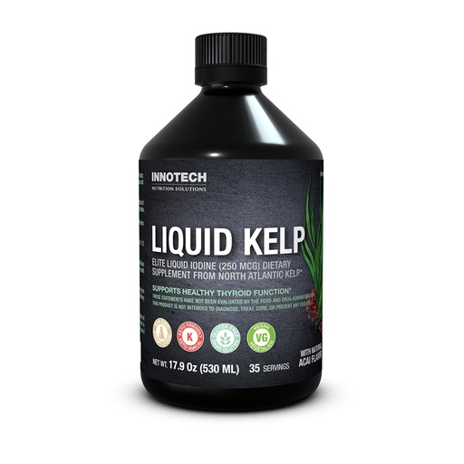 [BRSWGFQHAUCQOFY6] INNOTECH Nutrition: Liquid Ionic Kelp, Acai Flavor- 530ml