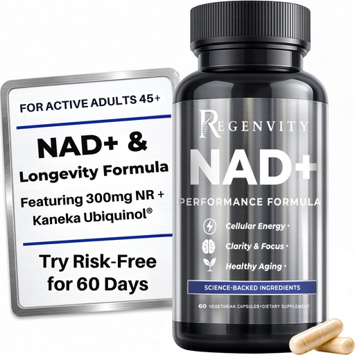 [BRSREAD4PIMBUCQ6] NAD+ & Longevity Supplements with Kaneka Ubiquinol CoQ10 │ 300mg Nicotinamide Riboside NR │ Cellular Energy & Healthy Aging Formula for Active Adults 45+ │ 60 Capsules