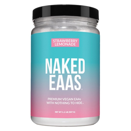 [BRSRAHAOA4IAGCI6] NAKED Strawberry Lemonade EAAs Amino Acids Powder, Vegan Essential Amino Acids, Instantized All Natural EAA Powder Supplement, 1.1LB - 26 Servings
