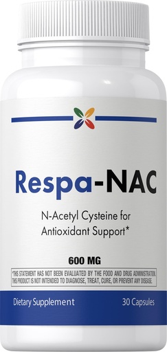 [BRSREFQKCR6ROCI4] Stop Aging Now - NAC Supplement - 600mg N-Acetyl Cysteine - Respa-NAC - 30 Capsules