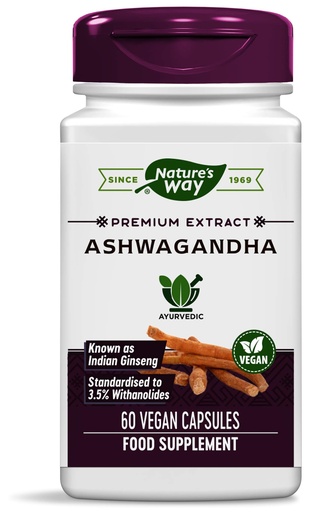 [BRSWIYQLPMPGYAY3] Nature's Way - Ashwagandha, 60 veggie caps