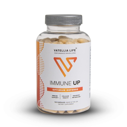 [BRSW2GILCEMRQC3F] Vatellia Life Immune Up High-Absorption Vitamin C, D3, A + Zinc | Immune Support | Improve Cellular Health | Microbial Defense | 120 Capsules (60 Day Supply)