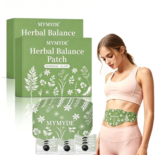 [BRSRYYI7CUDQGCI6] Herbal Balance Patch, Plant-Based Ingredients, Easy Application & Removal, Capacity Coverage, Comfort Non-Irritating Design, Herbal Body Patch (2 Boxes,10 Count)