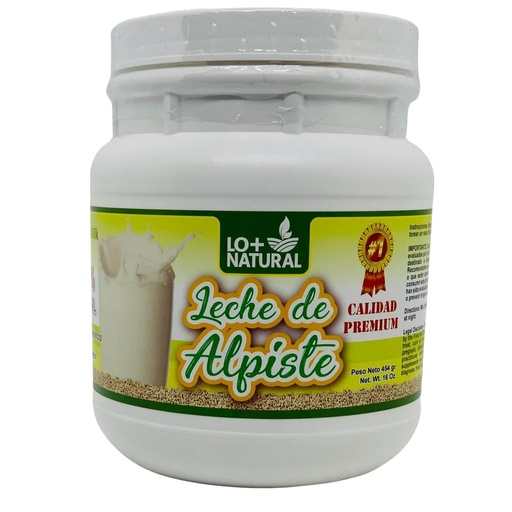 [BRSROZYDDIFRED36] Leche de Alpiste (454g) Canary Seed Milk / 100% Natural Suplemento Alimenticio Bote