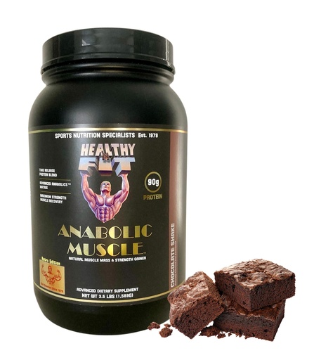 [BRSWIYTQBFYWC3LY] Healthy 'N Fit A. Muscle (Chocolate) 3.5 lb - Natural Protein and Muscle Mass Gainer