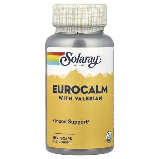 [BRSWIHYDDIPGA2LC] SOLARAY Eurocalm Valerian Root Capsules, 200 mg | 60 Count