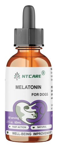 [BRSREFQCAUPGM2TJ] Melatonin for Dogs, Natural Well-Being Supplement, 2 fl. oz, 60 Servings