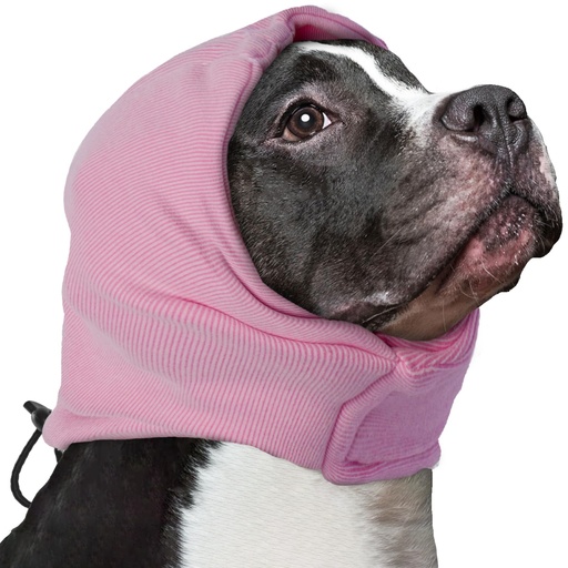 [BRSRAEI7AENBQFLF] Nanaki Soft Dog Calming Hoodie Anxiety Relief Dog Ear Muffs Noise Protection Doggy Ear Wrap Hematoma Fireworks Doggy Head Cover for Bath Blow Drying Pet Head Cover Noise Cancelling Sleep Help Headband