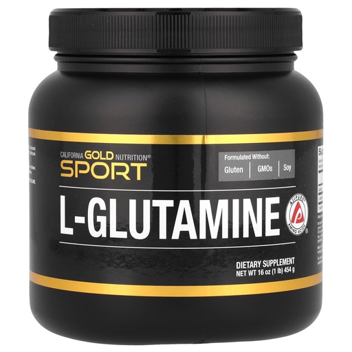[BRSWGZY2CN7QGCDH] L Glutamine Powder, 100% Pure Pharmaceutical Grade, Supports Muscular Endurance & Post Workout Recovery, Supports Protein Synthesis & Intestinal Health, Free-Form Powder, 5g per Serving, 16 oz (454 g)