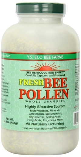 [BRSWIYTYO4AGY2LU] Fresh Bee Pollen Whole Granules - 16 oz. - Granules