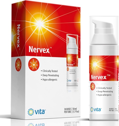 [BRSWIBAMCUFBOC3E] Vita Sciences Nervex Apoio máximo de neuropatía, desenvolvido científicamente para crema rápida natural eficaz para pés, mans, pernas, dedos