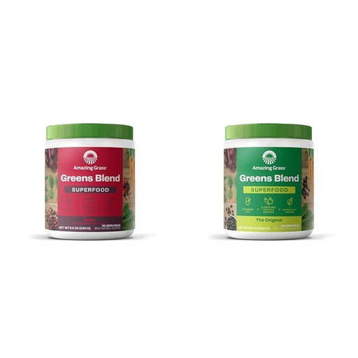 [BRSROBQFCUPWMD36] Amazing Grass Greens Blend Superfood: Super Greens Powder Smoothie Mix with Organic Spirulina & Greens Blend Superfood: Super Greens Powder Smoothie Mix for Boost Energy