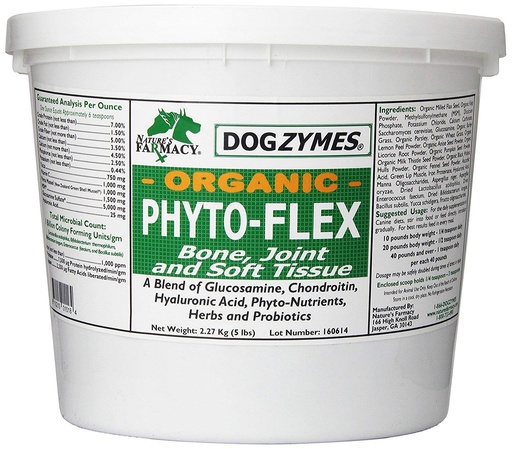 [BRSWKZA7AAHQC3LK] Dogzymes Phyto Flex - Glucosamine, Chondroitin, MSM and Hyaluronic Acid… (10 Pound)