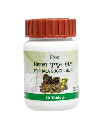 [BRSWKHD5AAMB2HD6] Patanjali Divya Triphala Guggul 80 tablets Pack by Patanjali