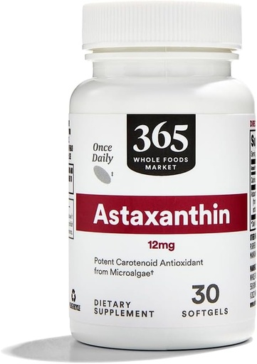 [BRSWGZQBOUNGYF3X] Whole Foods Market, Astaxanthin 12mg, 30 ct
