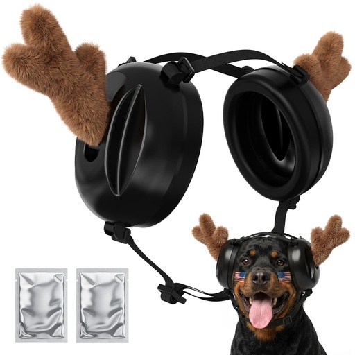 [BRSRYYDRCJ6WC3QY] IAD Dog Ear Muffs Noise Protection – Noise Cancelling Dog Ear Muffs for Fireworks, Thunder & Anxiety