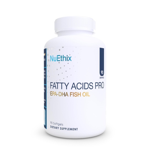 [BRSRMGA3CQPROCAV] NuEthix Formulations Fatty Acids Pro EPA-DHA Fish Oil Dietary Supplement, Super Concentrated and Purified Fish Oil Blend for Optimal Wellness, 90 Gel Capsules
