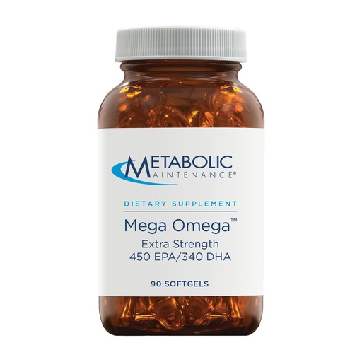 [BRSWGYAQCQBRUDY2] Metabolic Maintenance Omega-3 - High EPA & DHA Fish Oil - Mindset & Neurotransmitter Support - Brain & Cardiovascular Function - 90 Servings - 90 Softgels