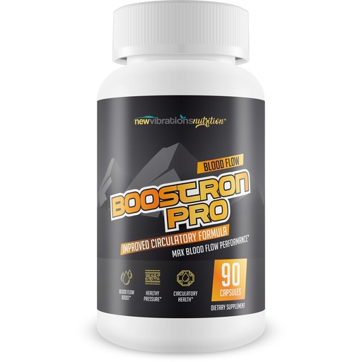 [BRSREADQDICA4CI2] Boostron Pro - Improved Formula - Our Best Blood Flow Booster Supplement - Advanced Blood Flow Care - Our Best Circulation Supplement to Increase Blood Flow Expansion - Vasodilator Nitric Oxide Pills