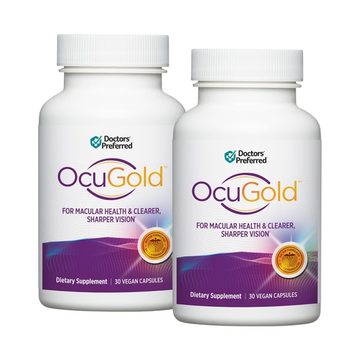 [BRSREZL5CAORUHLJ] DOCTORS' PREFERRED Clinical-Grade OcuGold Eye Vitamins with Lutein and Zeaxanthin for Macula & Retina Health, Digital Eye Strain, Eye Fatigue and Visual Performance | 60 Vegan Capsules