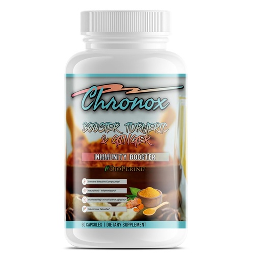 [BRSRABLYBAAQGG3D] Turmeric & Ginger Supplement - Herbal Dietary Supplement with Antioxidant, Liver & Digestive Support - Herbal Supplements for Daily Wellness, Comfort, Balance & Overall Healthy Lifestyle - 60 Capsules