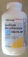 [BRSWGHQBBAIA22A7] Rising Health Sodium Bicarbonate Antacid Tablets, 650 mg, 1000 Count – Oral Antacid Tablets