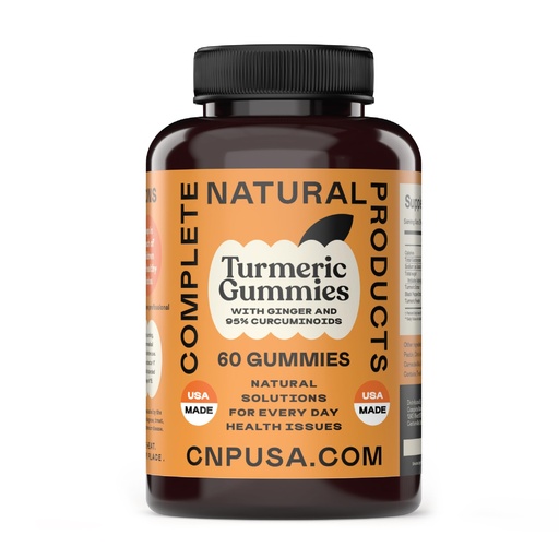 [BRSRMFAKOYJQMFA6] Turmeric Ginger Gummies - 60 Count Natural with Black Pepper Extract, Turmeric Extract, & Turmeric Powder