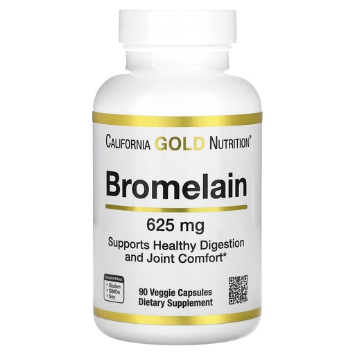 [BRSW2BQYOJ5ROGT6] California Gold Nutrition Bromelain, 500 mg, 90 Veggie Capsules