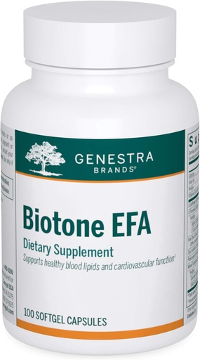 [BRSWIZ3RAIEA4EQ7] GenestraブランドBiotone EFA | エッセンシャル脂肪酸サプリメント | 100カプセル
